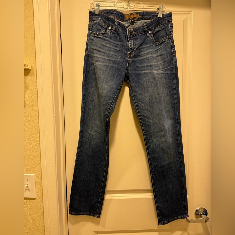 Kut from the Kloth Dark Blue Straight Leg Jeans